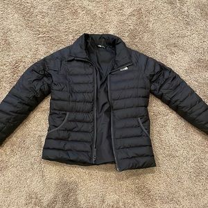 North Face girls gray jacket
